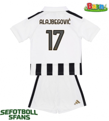 Juventus Kerim Alajbegovic #17 Hemmaställ Barn 2026-27 Kortärmad (+ Korta byxor)
